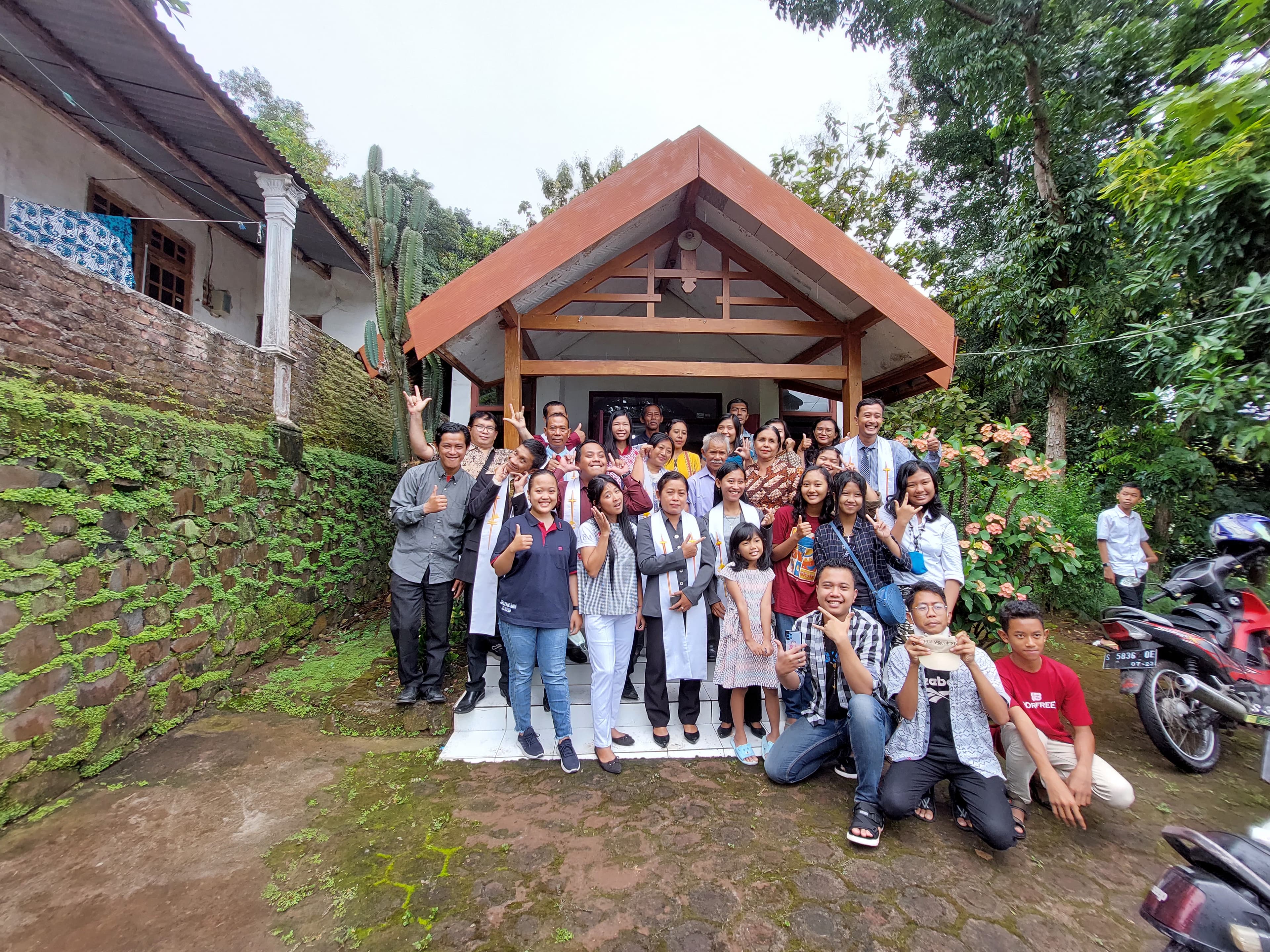 Ibadah minggu di pepanthan Kalikatir